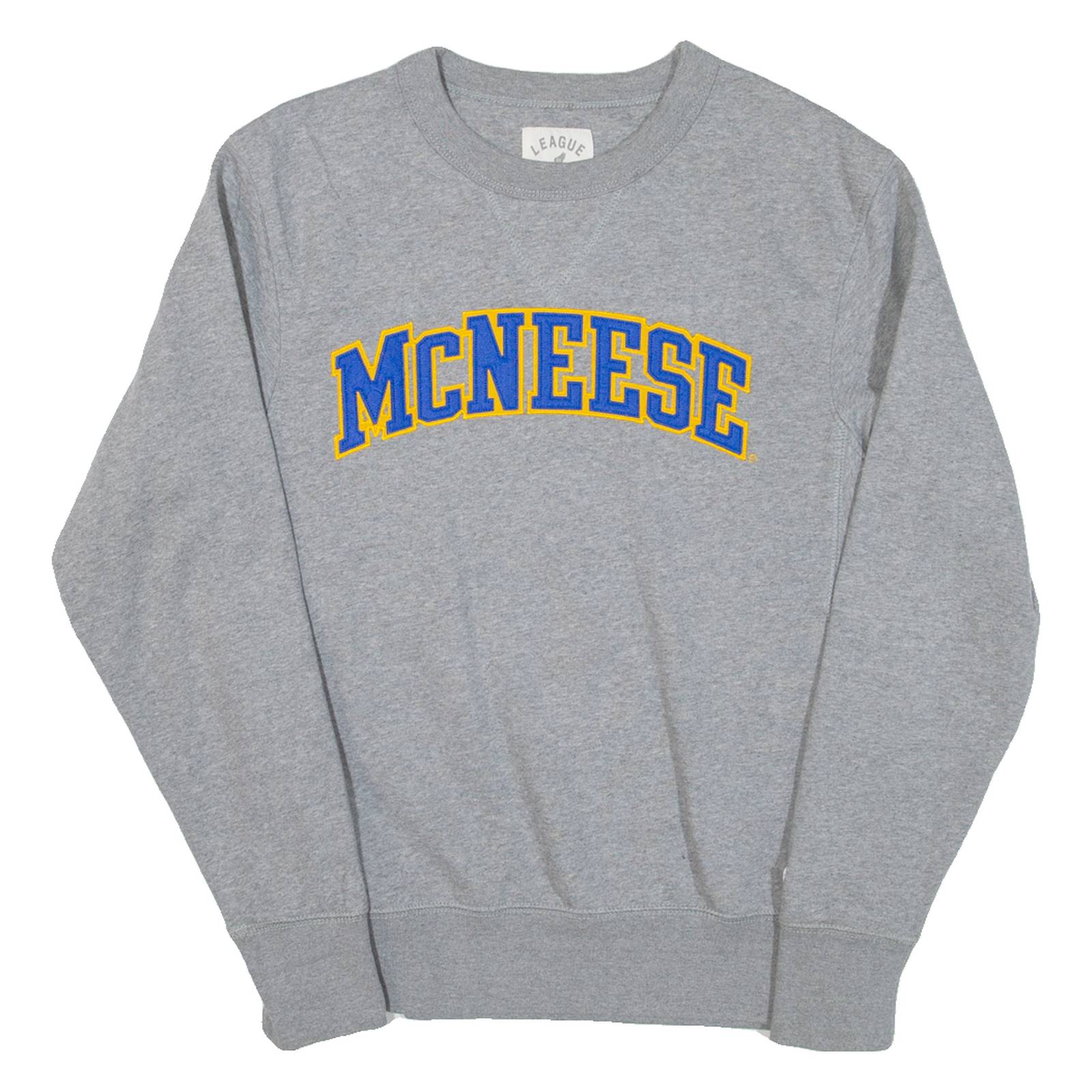 LEAGUE Mcneese Mens Sweatshirt Grey USA S
