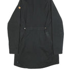 FJALLRAVEN Womens Black Hooded Jacket S Woven Zip Outdoor Casual