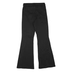 CELEBRITY PINK Womens Black Regular Flared Denim Jeans W30 L32 Braided Waistband
