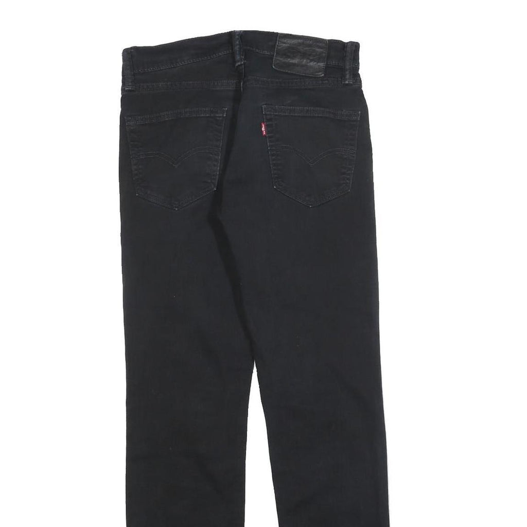 LEVI'S 511 Slim Mens Jeans Black Slim Skinny Denim Raw W28 L32 Modern Fit