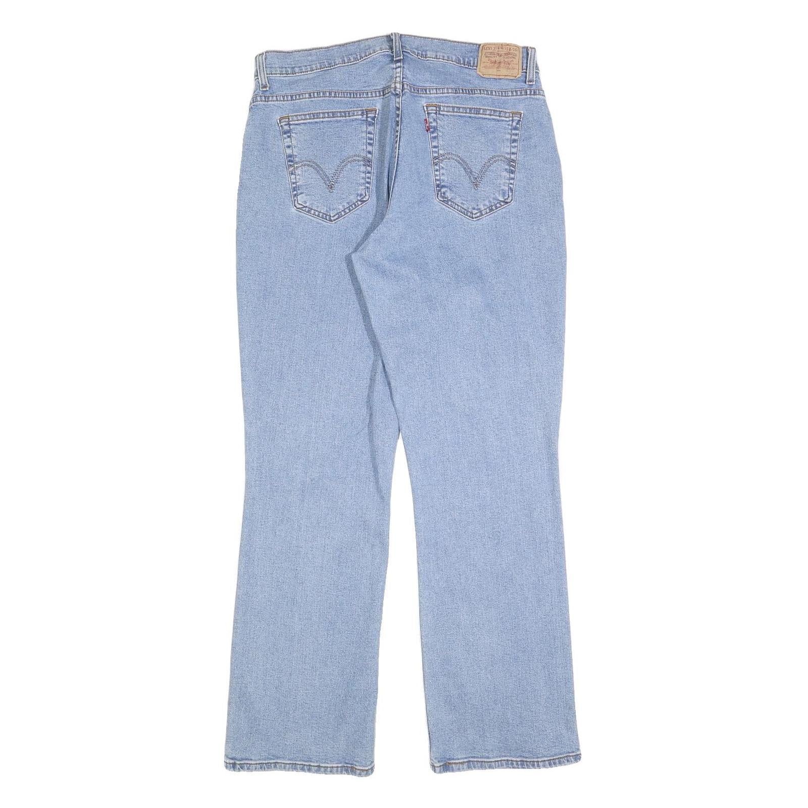 LEVI'S 550 STRAIGHT Womens Jeans Blue Relaxed Straight Denim Medium W34 L32