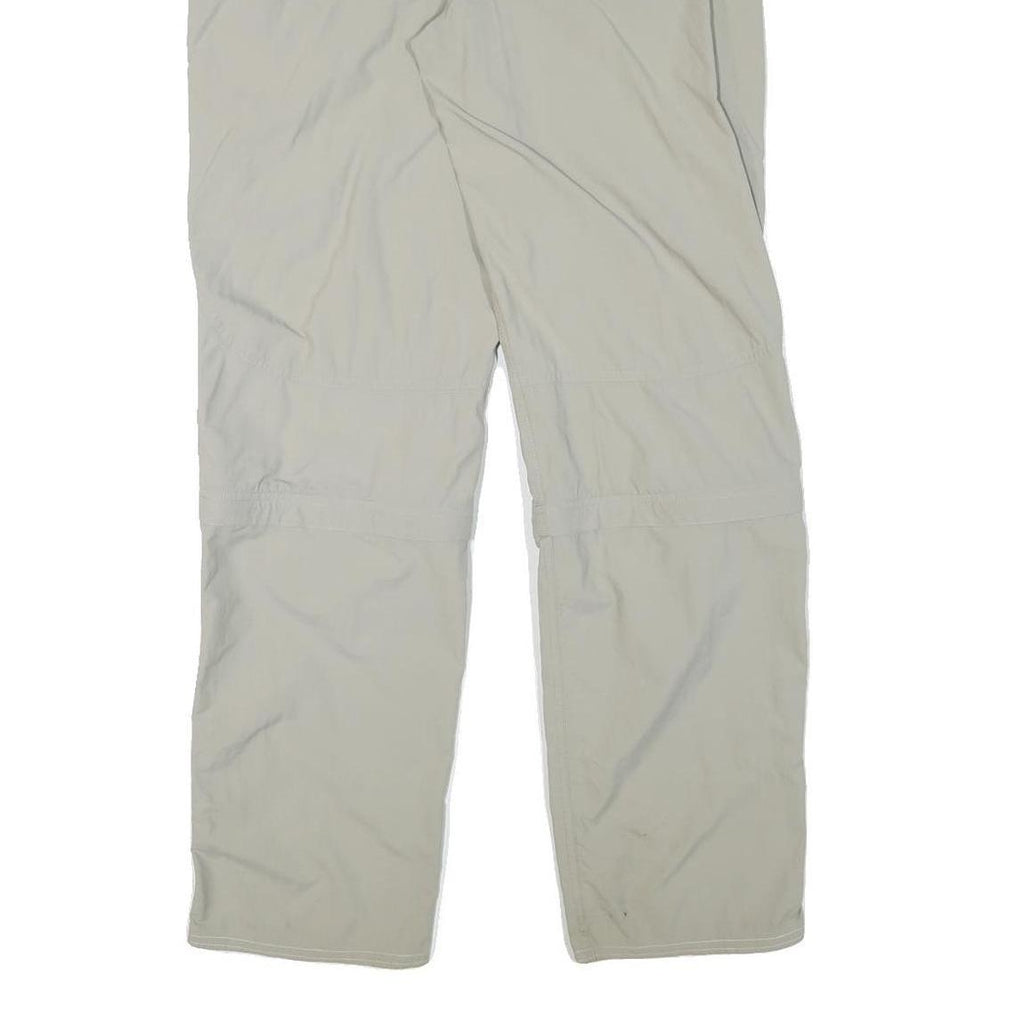 TREVOLUTION Mens Polyester Blend Regular Beige Trousers W30 L31 Lightweight Zip