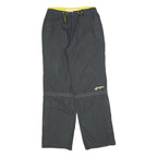 GUESS Womens Polyester Blend Black Regular Wide-Leg Trousers W28 L30 Outdoor