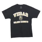 FANATICS Mens Black Vegas Golden Knights Graphic T-Shirt M Short Sleeve Crew