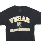 FANATICS Mens Black Vegas Golden Knights Graphic T-Shirt M Short Sleeve Crew
