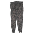 FSBN Mens Cotton Blend Camouflage Slim Cargo Drawstring Trousers W30 L27