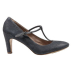 ECCO Mary Jane Heels Blue Synthetic Womens UK 7