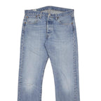 LEVI'S 501 BIG E Mens Jeans Blue Regular Straight Denim Light W32 L32 Classic