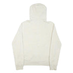 POLO RALPH LAUREN Womens Cream Hoodie M Cotton Blend Zip Hooded Sweatshirt