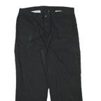 DICKIES Mens Cotton Blend Regular Black Cargo Trousers W36 L29 Workwear Zip