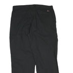 DICKIES Mens Cotton Blend Regular Black Cargo Trousers W36 L29 Workwear Zip