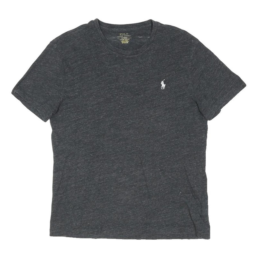 POLO RALPH LAUREN Mens Grey Graphic T-Shirt M Short Sleeve Crew Neck Classic Fit