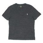POLO RALPH LAUREN Mens Grey Graphic T-Shirt M Short Sleeve Crew Neck Classic Fit