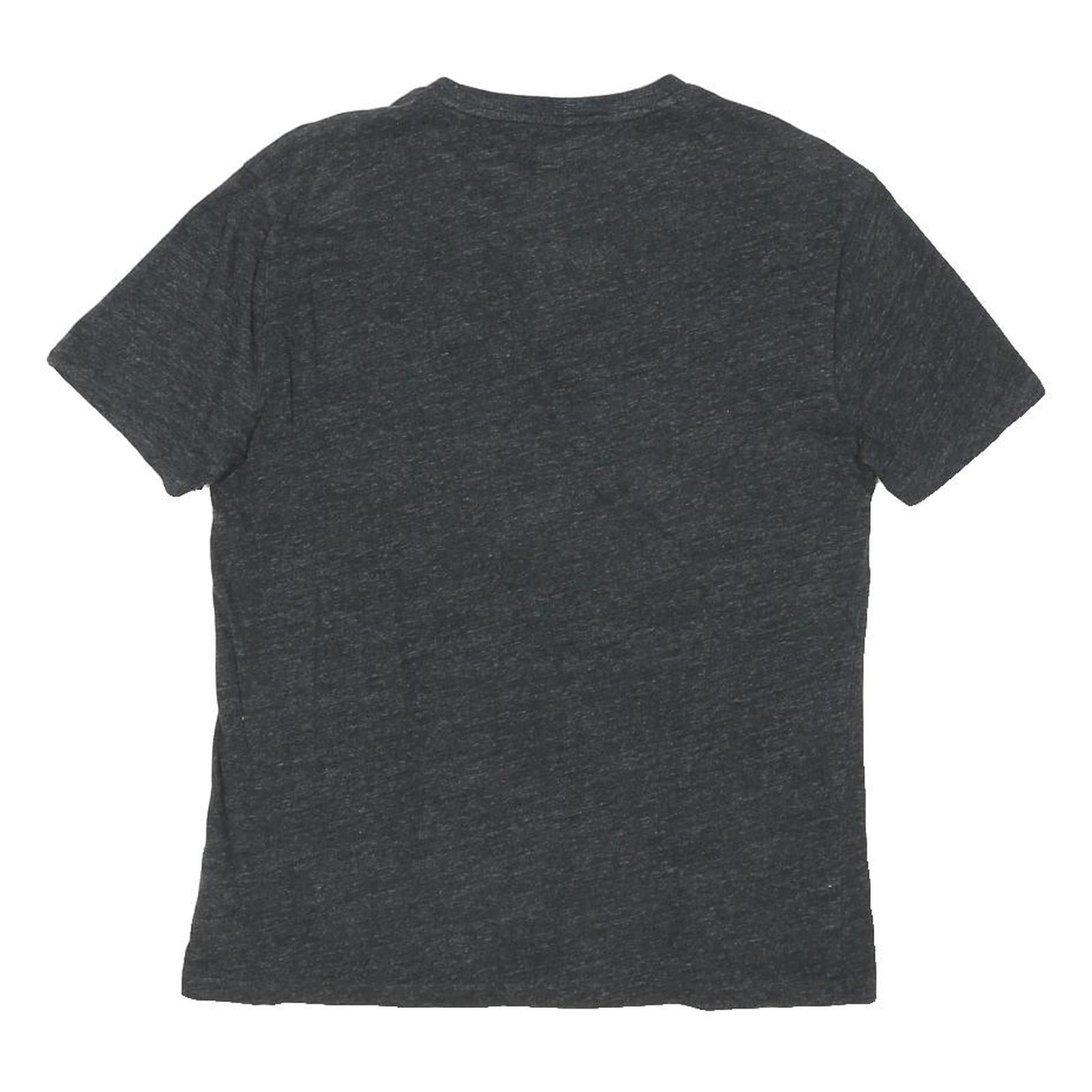 POLO RALPH LAUREN Mens Grey Graphic T-Shirt M Short Sleeve Crew Neck Classic Fit