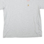 CARHARTT Mens Grey Graphic T-Shirt 2XL Short Sleeve Crew Neck Guzman Sons