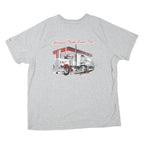 CARHARTT Mens Grey Graphic T-Shirt 2XL Short Sleeve Crew Neck Guzman Sons