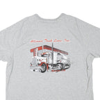 CARHARTT Mens Grey Graphic T-Shirt 2XL Short Sleeve Crew Neck Guzman Sons