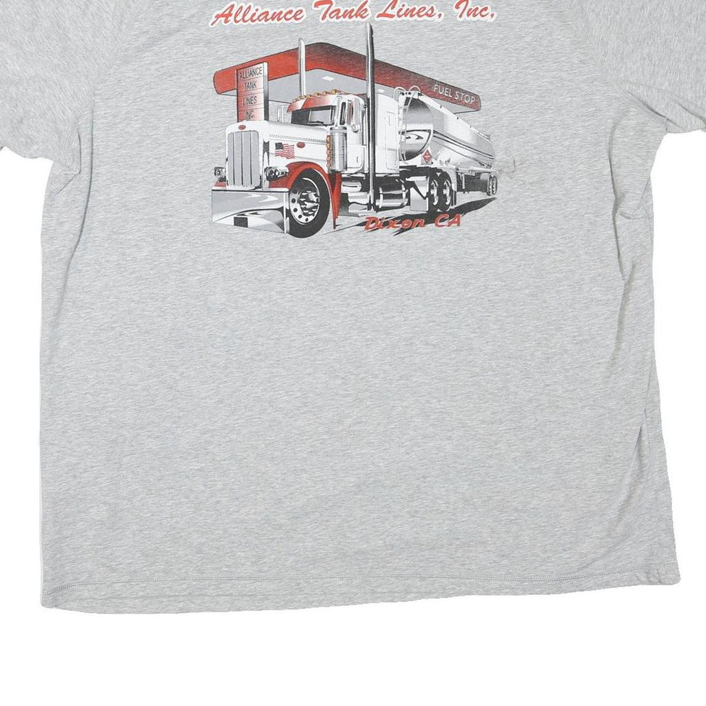 CARHARTT Mens Grey Graphic T-Shirt 2XL Short Sleeve Crew Neck Guzman Sons