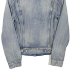 LEVI'S Mens Blue Denim Jacket S Cotton Blend Button Classic Fit Casual