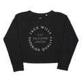 JACK WILLS Womens Black Sweatshirt M Cotton Blend Crew Neck Pullover Logo Print