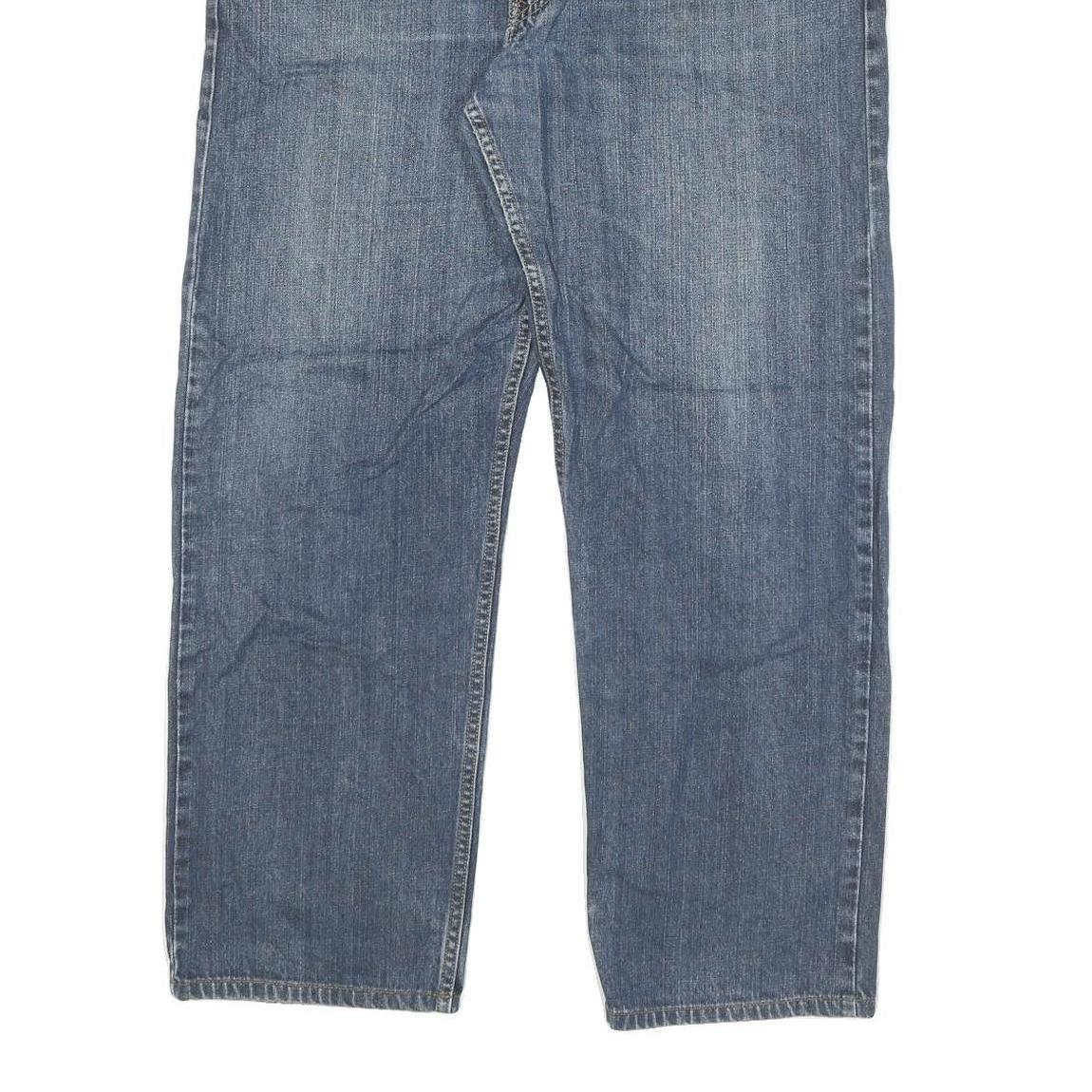 LEVI'S 505 Mens Jeans Blue Regular Straight Denim Medium W36 L29 Classic Zip