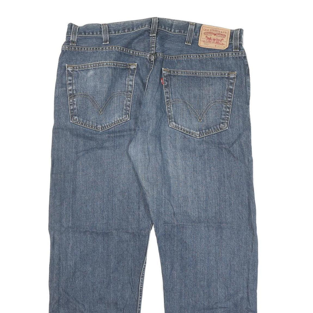 LEVI'S 505 Mens Jeans Blue Regular Straight Denim Medium W36 L29 Classic Zip