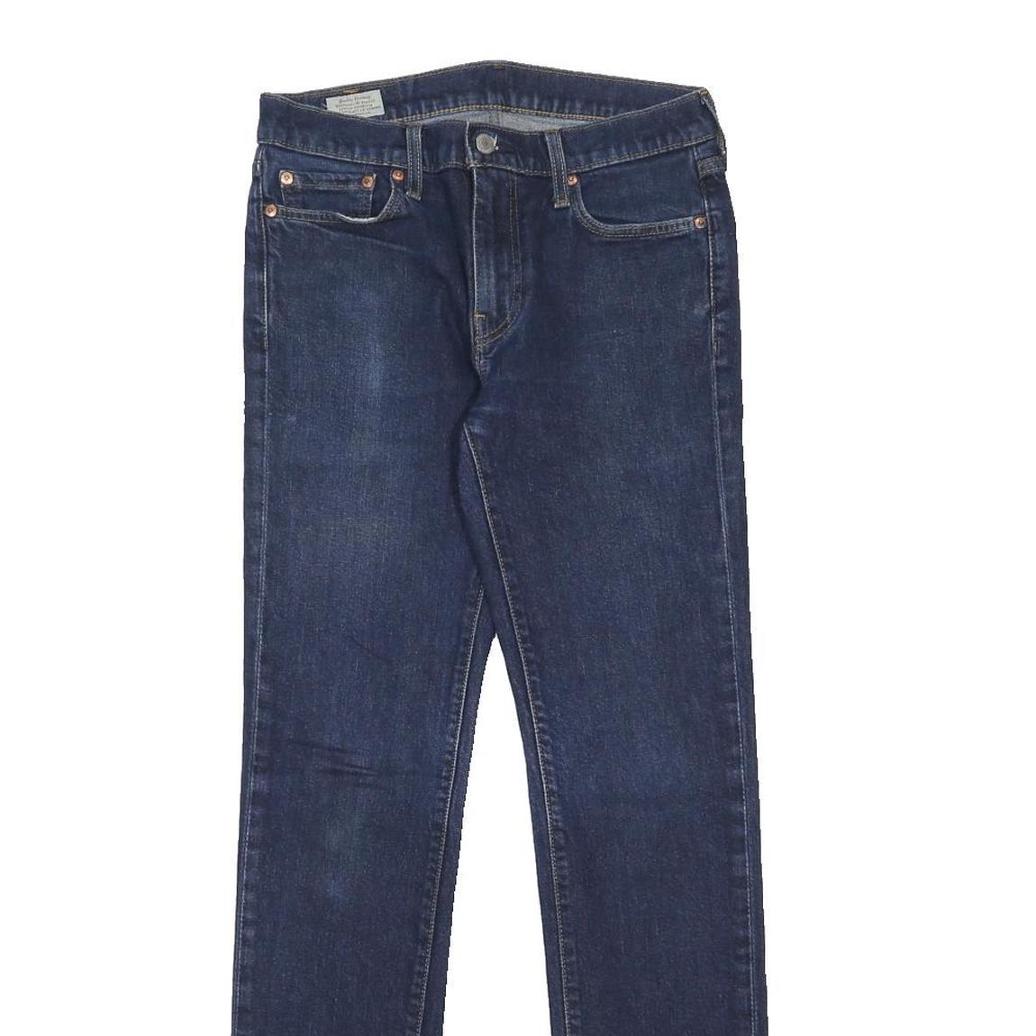 LEVI'S 511 BIG E Mens Slim Jeans Blue Denim W30 L34 Classic Cotton Blend Zip