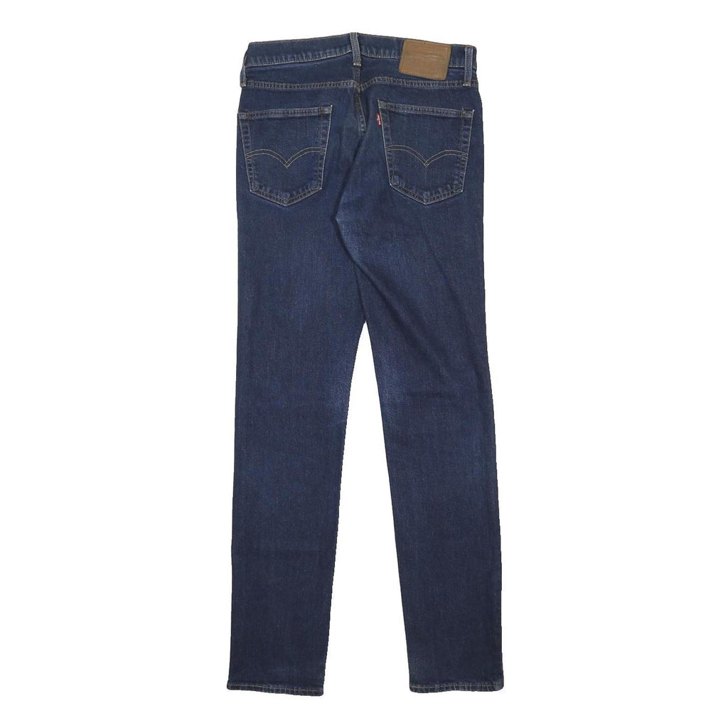 LEVI'S 511 BIG E Mens Slim Jeans Blue Denim W30 L34 Classic Cotton Blend Zip