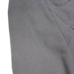 CARHARTT Fleece Lined Mens Grey Workwear Shirt L Durable Polyester Button Up