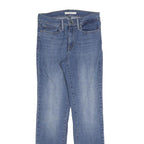 LEVI'S Womens Slim Blue Jeans Denim Medium W27 L29 Stylish Zip Closure