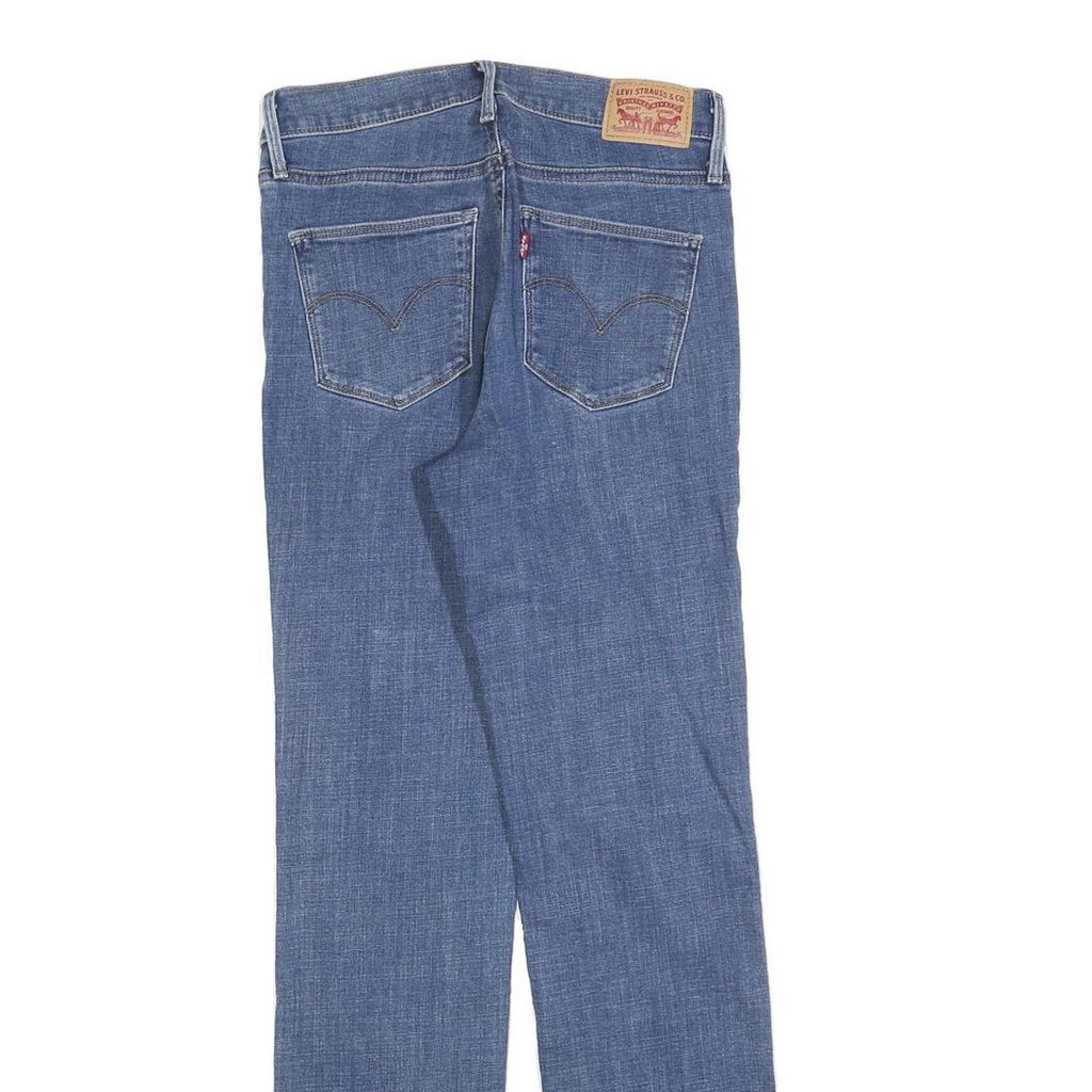 LEVI'S Womens Slim Blue Jeans Denim Medium W27 L29 Stylish Zip Closure