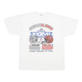 JERZEES Mens White Super Bowl XXXVII Graphic T-Shirt XL Short Sleeve Crew Neck