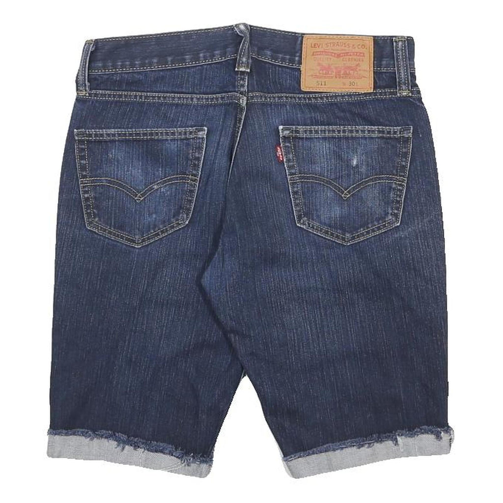 LEVI'S Mens Denim Blue Cut-Off Shorts M W30 Classic Fit Casual