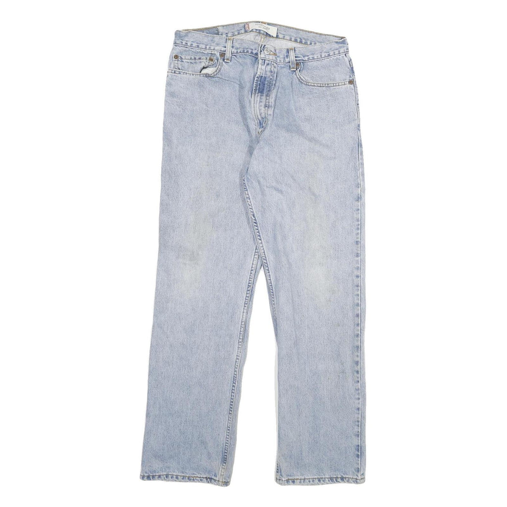 LEVI'S 505 Mens Jeans Blue Regular Straight Denim Medium W33 L32 Classic Fit