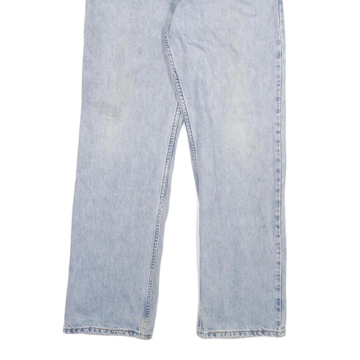 LEVI'S 505 Mens Jeans Blue Regular Straight Denim Medium W33 L32 Classic Fit