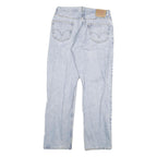 LEVI'S 505 Mens Jeans Blue Regular Straight Denim Medium W33 L32 Classic Fit