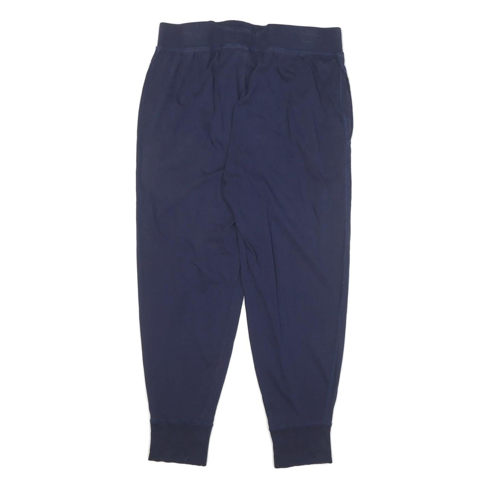 POLO RALPH LAUREN Womens Joggers Navy Blue Slim Tapered L W30 L25 Cotton Blend