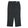 DICKIES Mens Black Cotton Regular Straight Trousers W36 L33 Workwear Casual