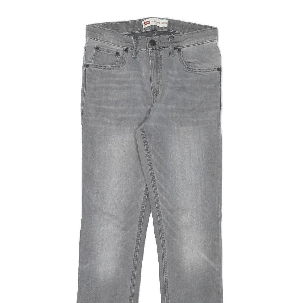 LEVI'S 512 Tapered Mens Jeans Grey Slim Tapered Denim W26 L28 Classic Style