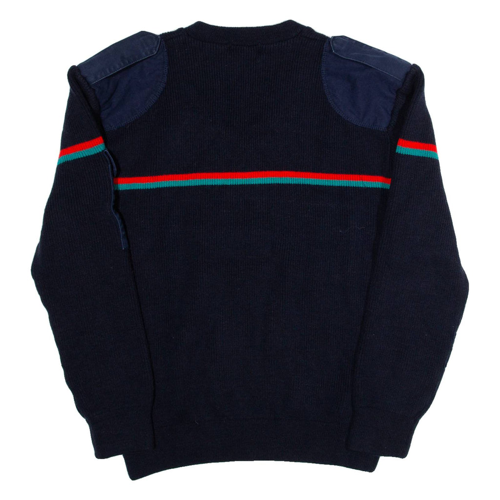 Womens Sweatshirt Blue V-Neck L