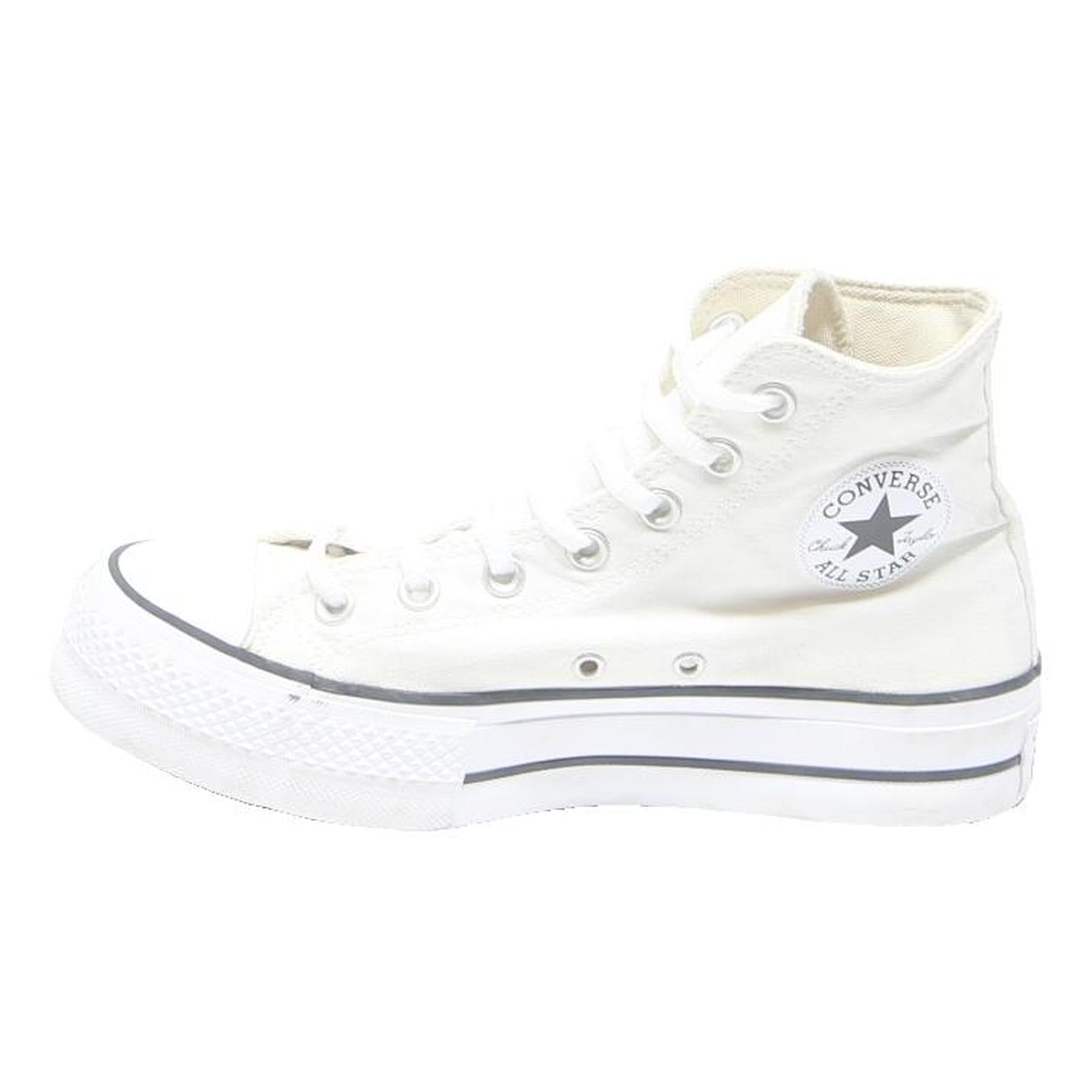 CONVERSE Chuck Taylor All Star Womens High Top Trainers White Canvas UK 6