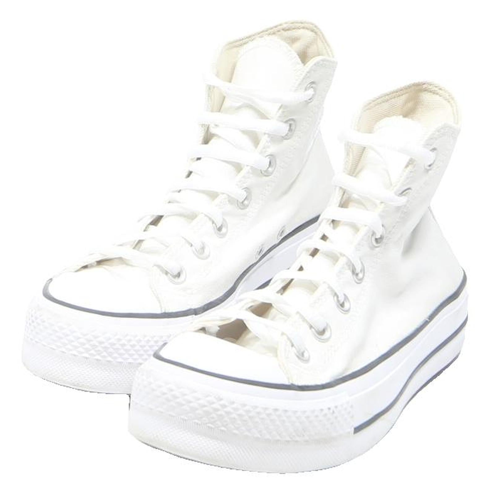 CONVERSE Chuck Taylor All Star Womens High Top Trainers White Canvas UK 6