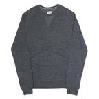 CHAMPION Mens Grey Crew Neck M Cotton Blend Pullover Sweatshirt Casual