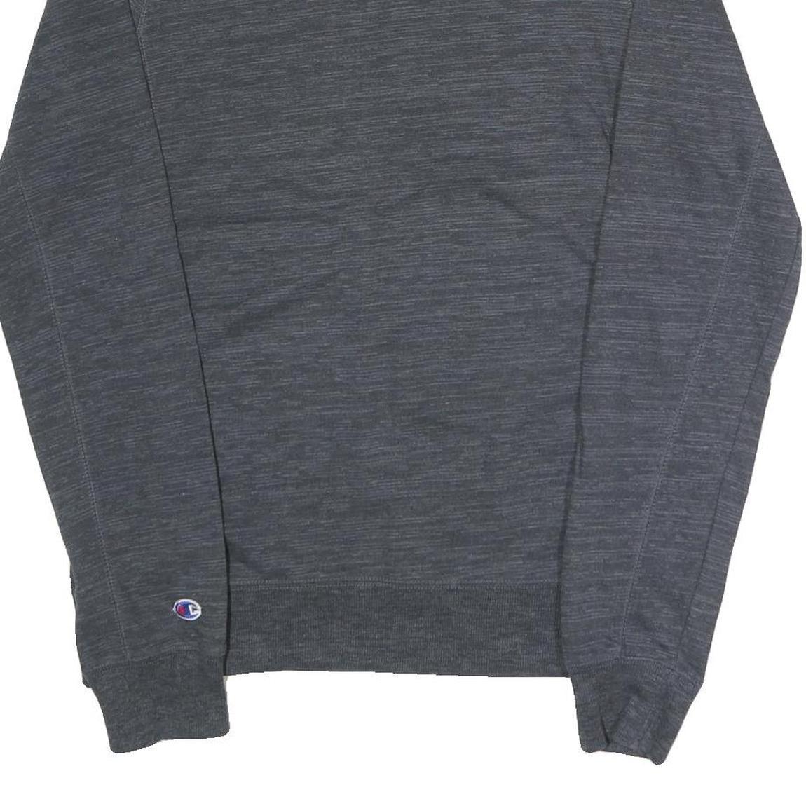 CHAMPION Mens Grey Crew Neck M Cotton Blend Pullover Sweatshirt Casual