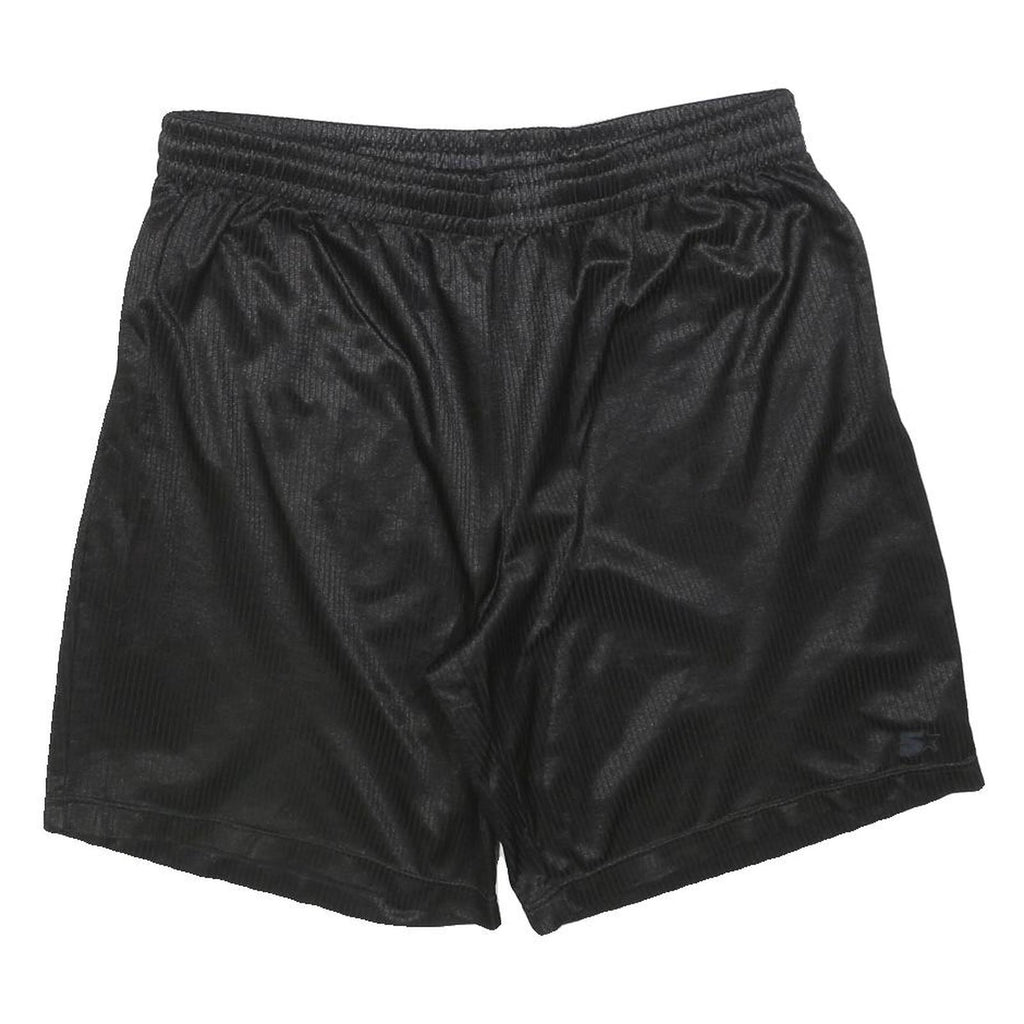 STARTER Mens Black Sports Shorts L W36 Polyester Athletic Basketball