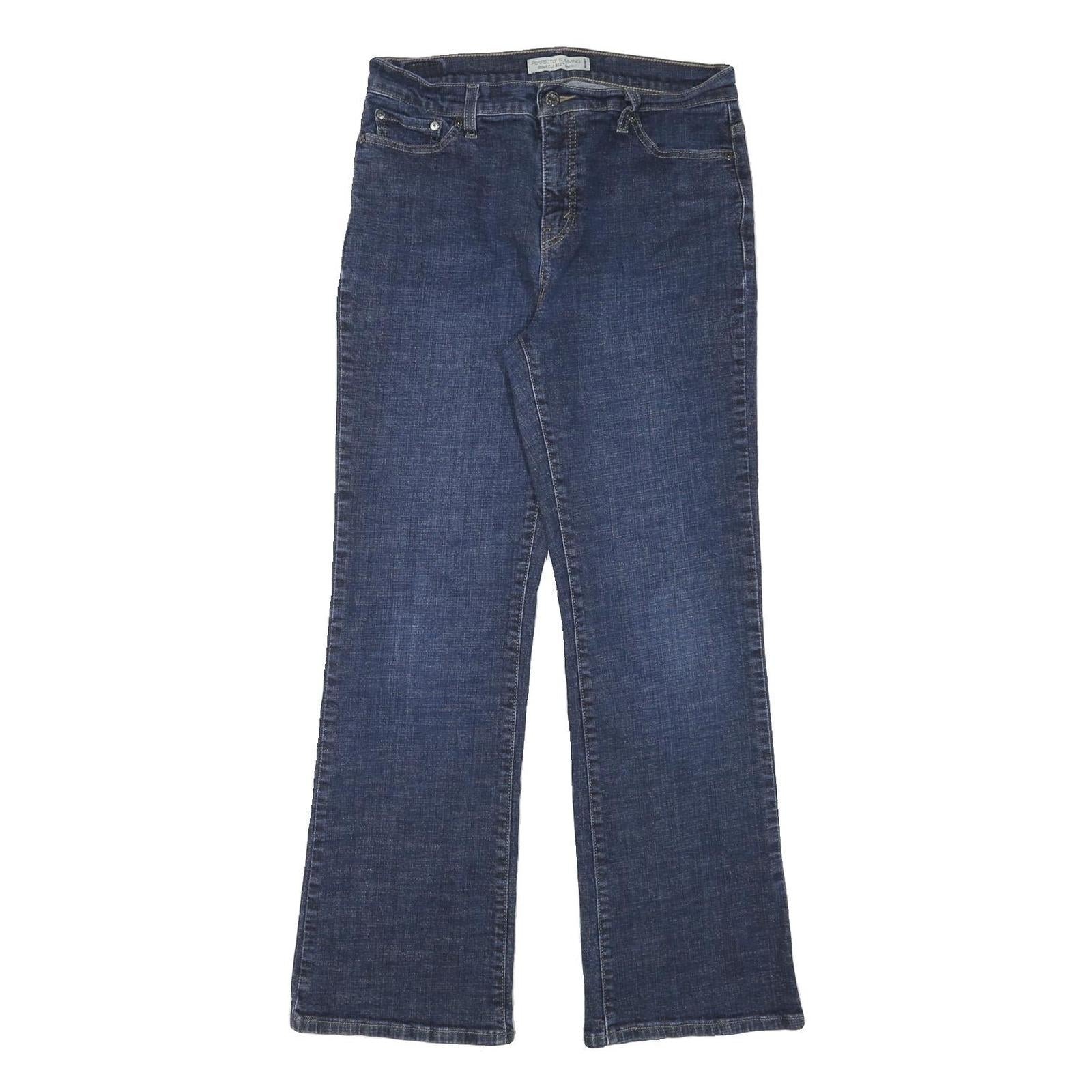 LEVI'S 512 Bootcut Womens Jeans Blue Slim Denim Medium W30 L30 Classic Style