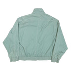 SIERRA Mens Green Cotton Blend Zip Jacket L Casual Lightweight Classic Fit