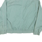 SIERRA Mens Green Cotton Blend Zip Jacket L Casual Lightweight Classic Fit