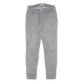 LEVI'S 710 Womens Jeans Grey Slim Skinny Denim W28 L28 Cotton Blend Zip