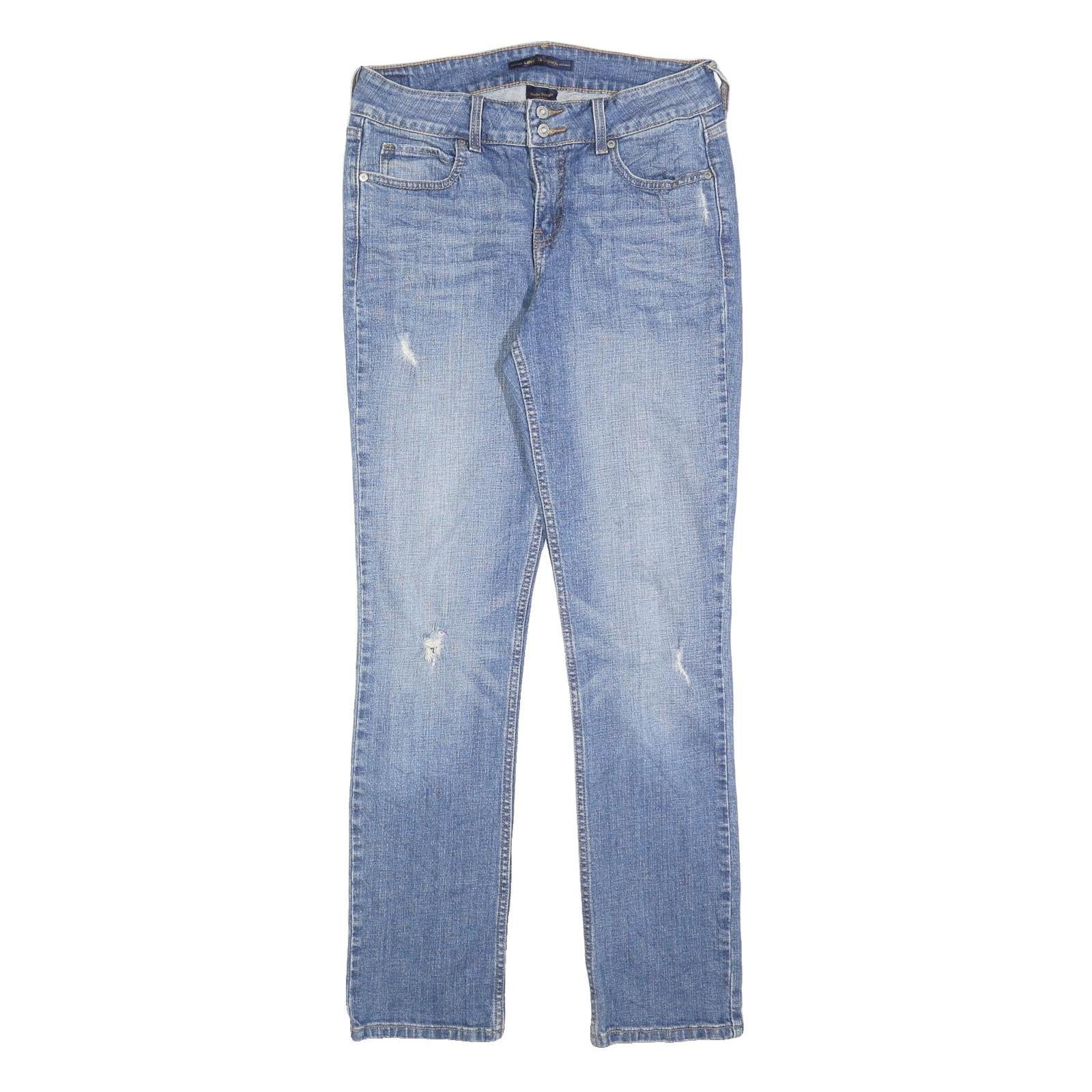 LEVI'S 526 Womens Jeans Blue Slim Straight Denim Medium W30 L32 Classic Fit